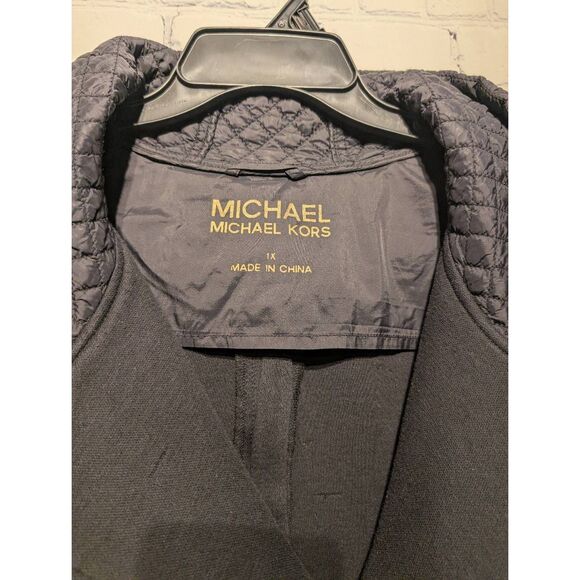 Michael kors black pea coat size 1X - Picture 4 of 9